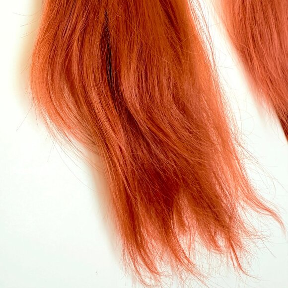 Copper Red Straight 29" Lace Front Free Part Synthetic Wig - Picture 8 of 12